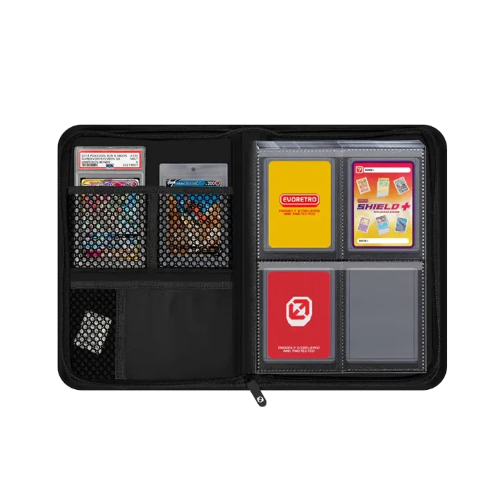 EVORETRO Compact 2x2 96 Card Top Loader Binder Set