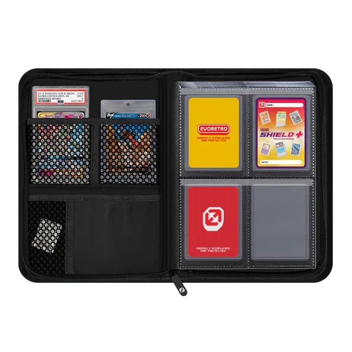 EVORETRO Compact 2x2 96 Card Top Loader Binder Set