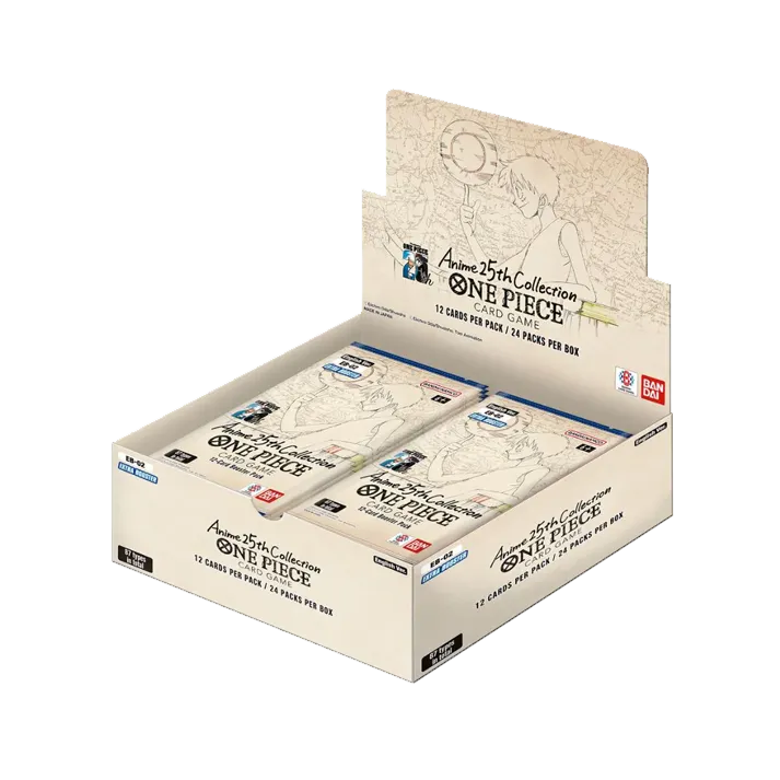 One Piece EB-02 Anime 25th Collection Extra Booster Box