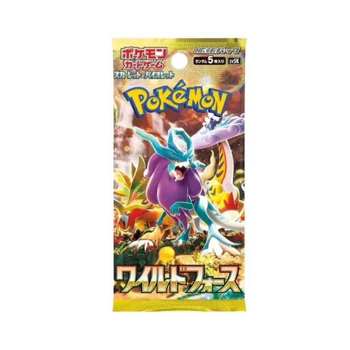 Japanese Scarlet & Violet: Wild Force Booster Pack
