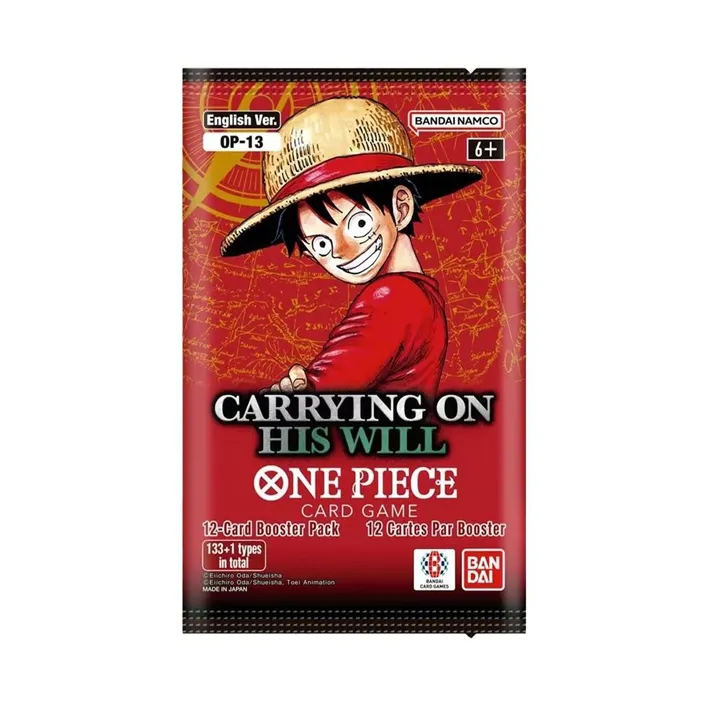 One Piece Carrying On His Will Booster Pack