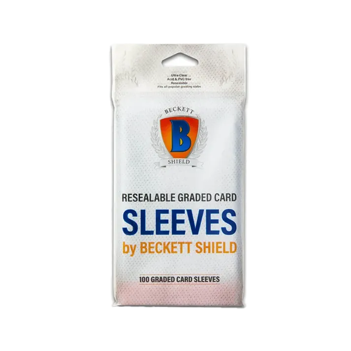Beckett Shield Sleeves 100 Graded Cards