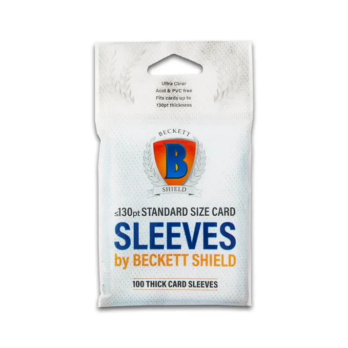 Beckett Shield Sleeves 130 Thick Cards