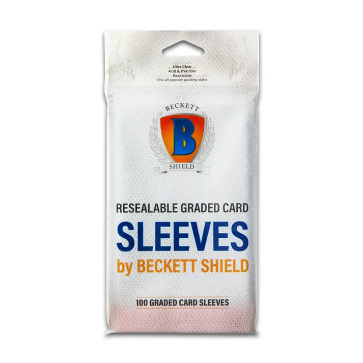 Beckett Shield Sleeves 100 Graded Cards