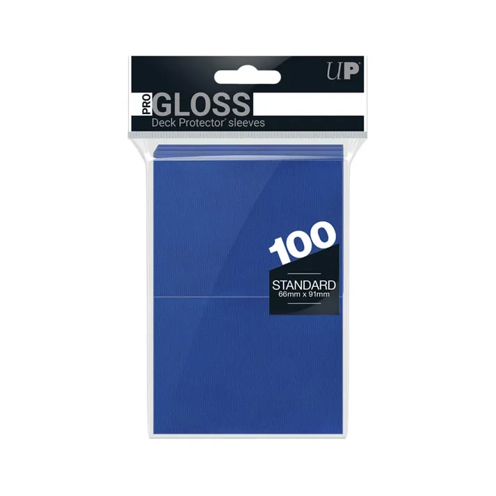 PRO-Gloss Standard Deck Protector Sleeves Blue