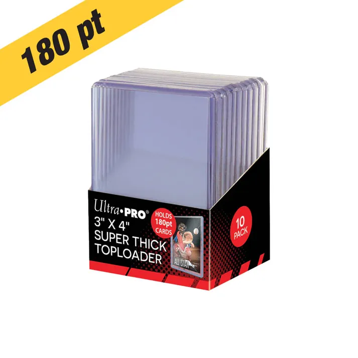 Ultra Pro Top Loaders 3x4 180PT