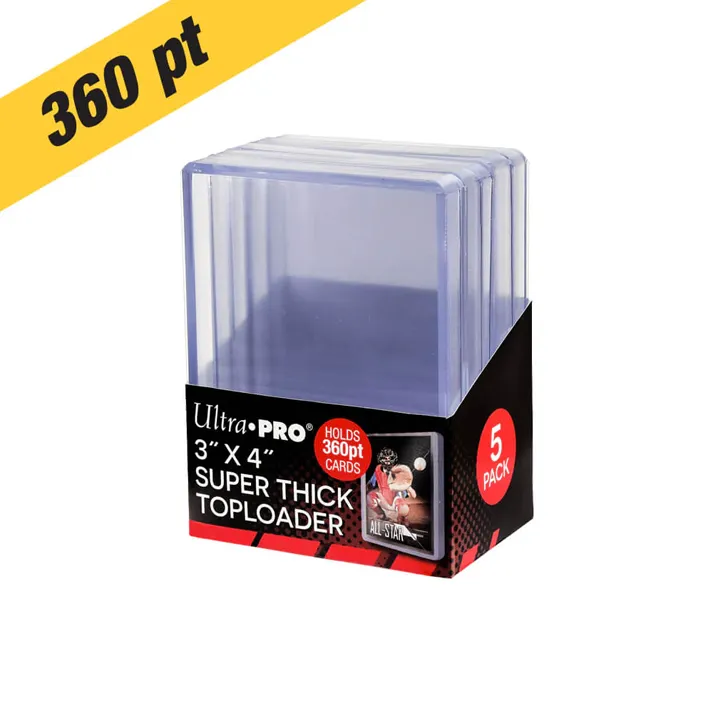 Ultra Pro Top Loaders 3x4 360PT