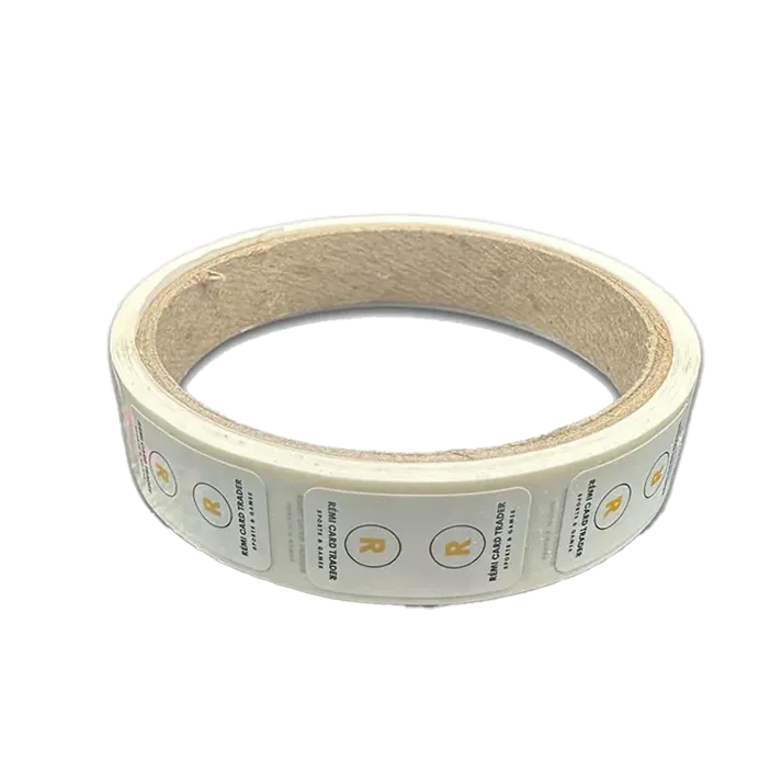 Roll Of 250 Rémi Card Trader Stickers To Close The Toploader