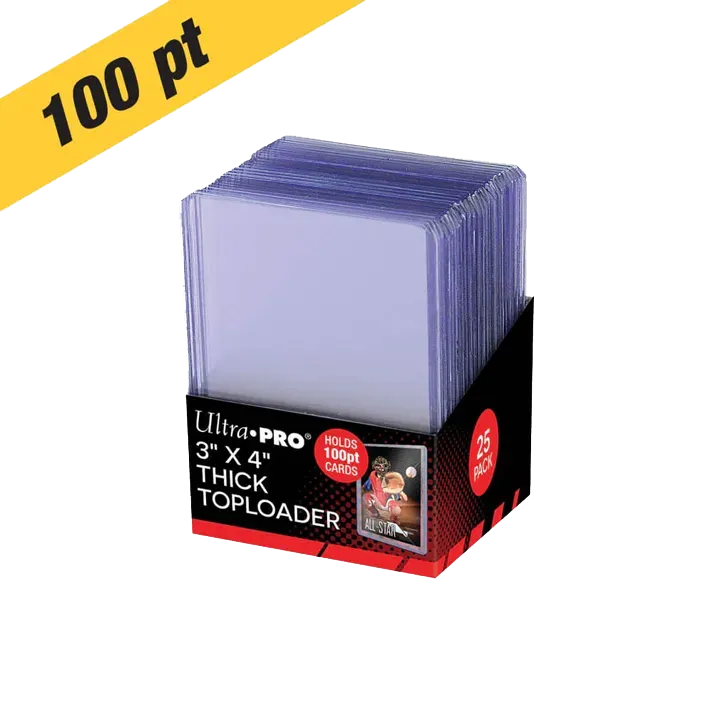 Ultra Pro Top Loaders 3x4 100PT