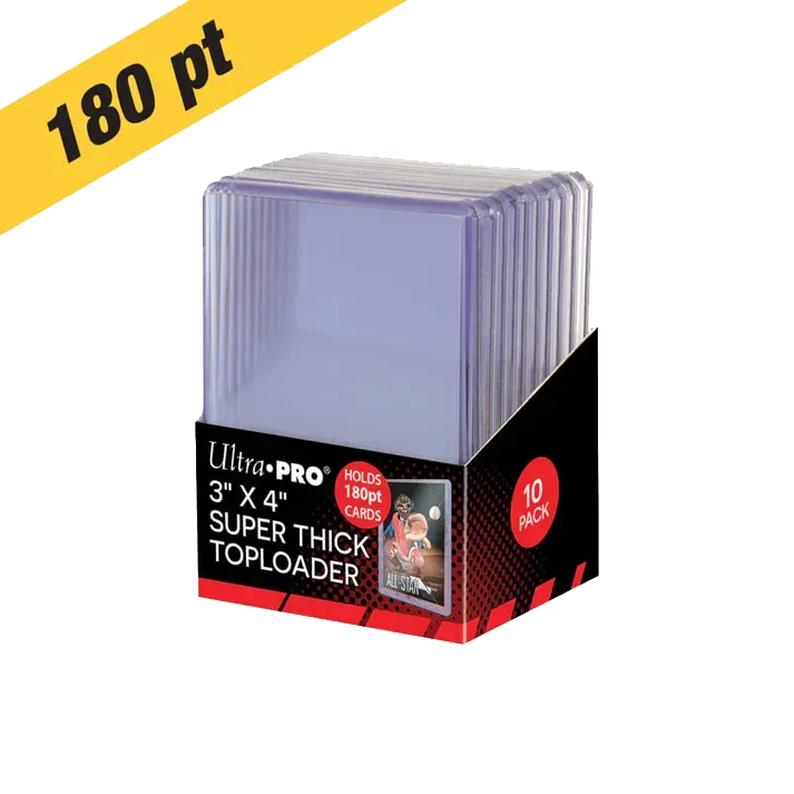 Ultra Pro Top Loaders 3x4 180PT