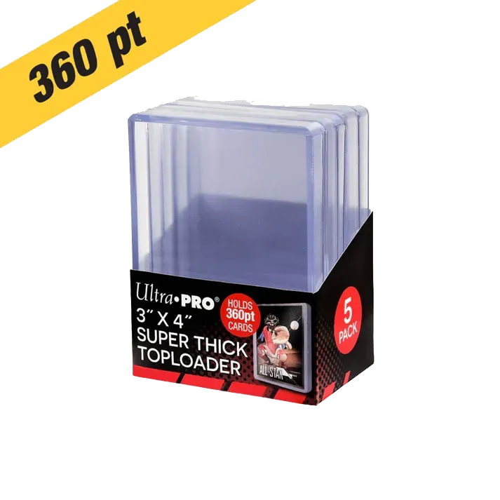 Ultra Pro Top Loaders 3x4 360PT