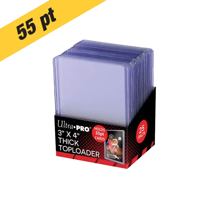 Ultra Pro Top Loaders 3x4 55PT