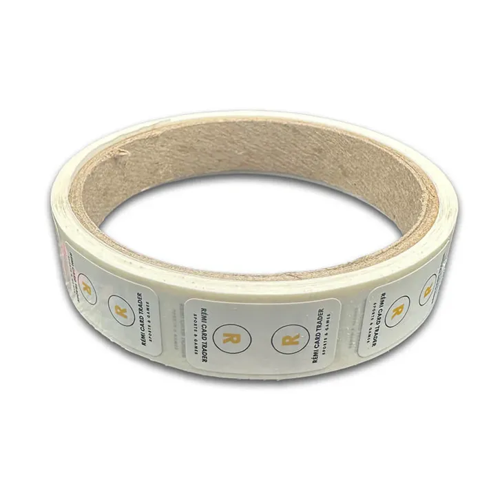 Roll Of 250 Rémi Card Trader Stickers To Close The Toploader