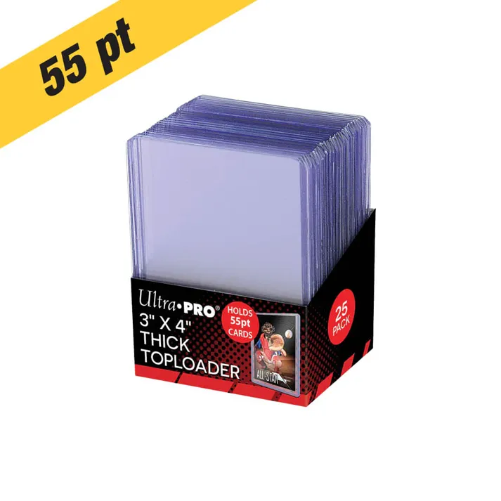 Ultra Pro Top Loaders 3x4 55PT