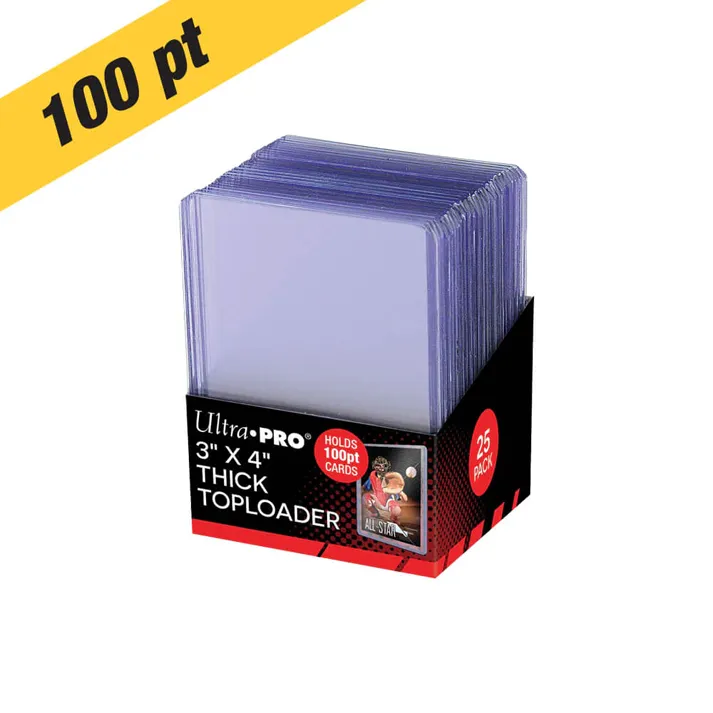 Ultra Pro Top Loaders 3x4 100PT